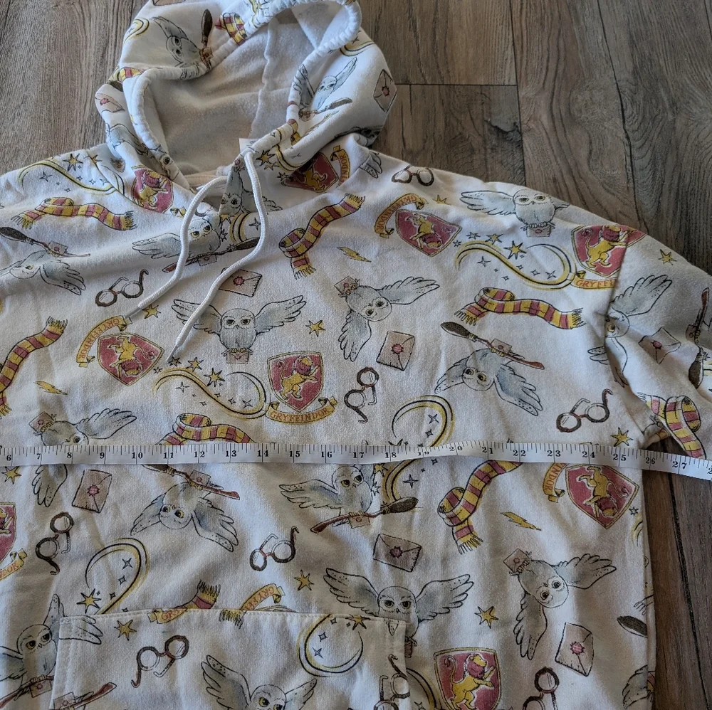 WIZARDING WORLD Harry Potter Hoodie Gryffindor Graphic Oversized Size XXL - Picture 8 of 9